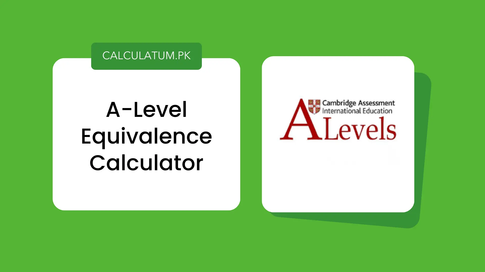 A-Level Equivalence Calculator
