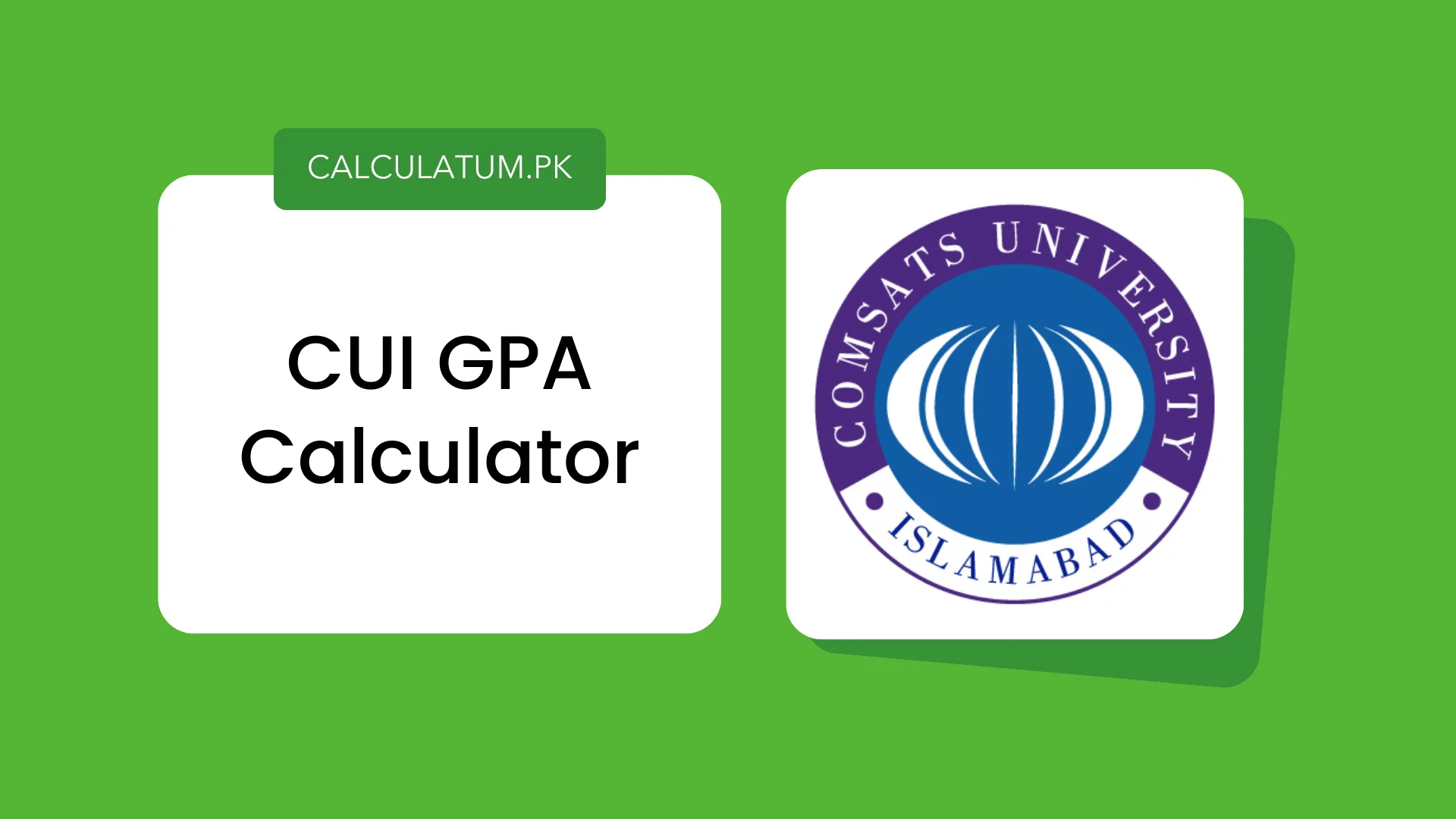 CUI GPA Calculator