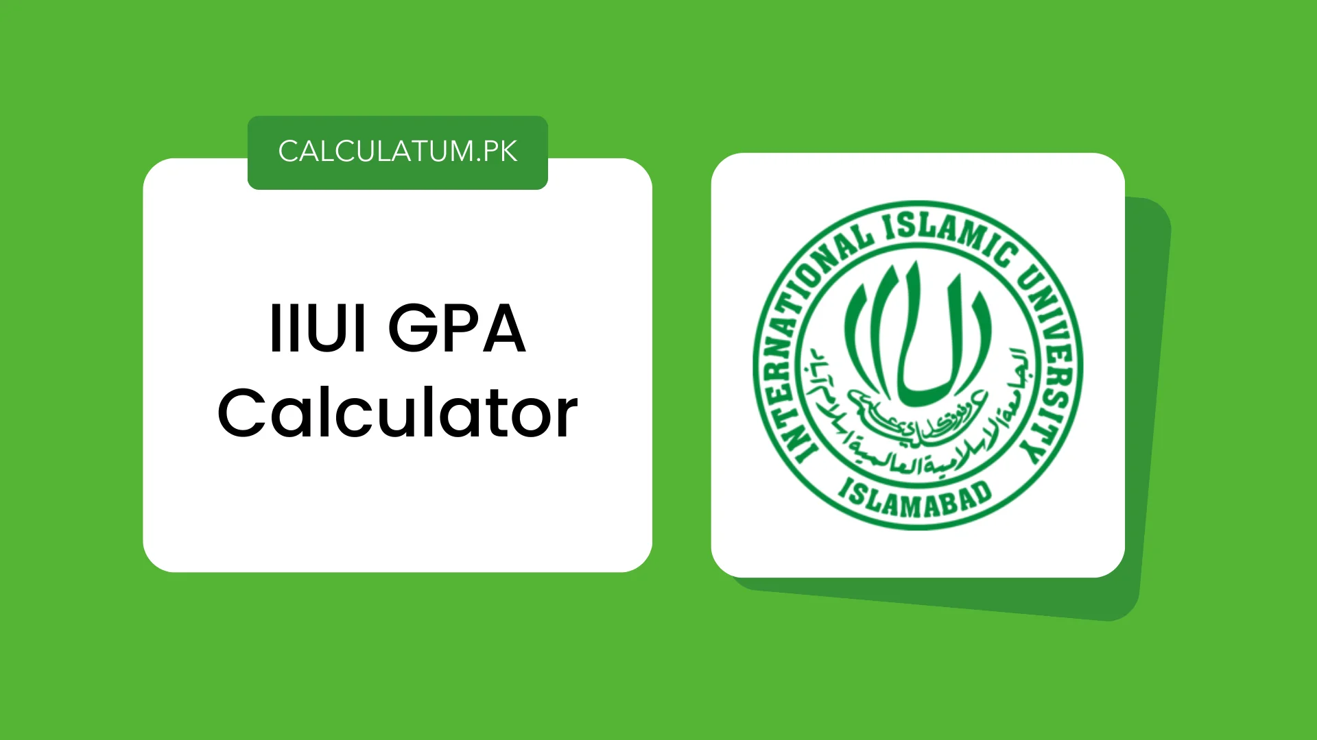 IIUI GPA Calculator