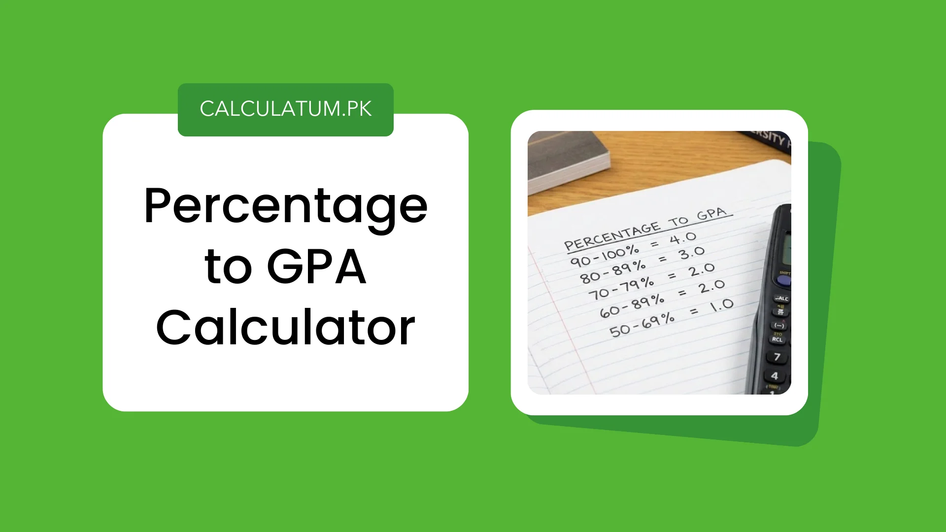 Percentage to GPA Calculator