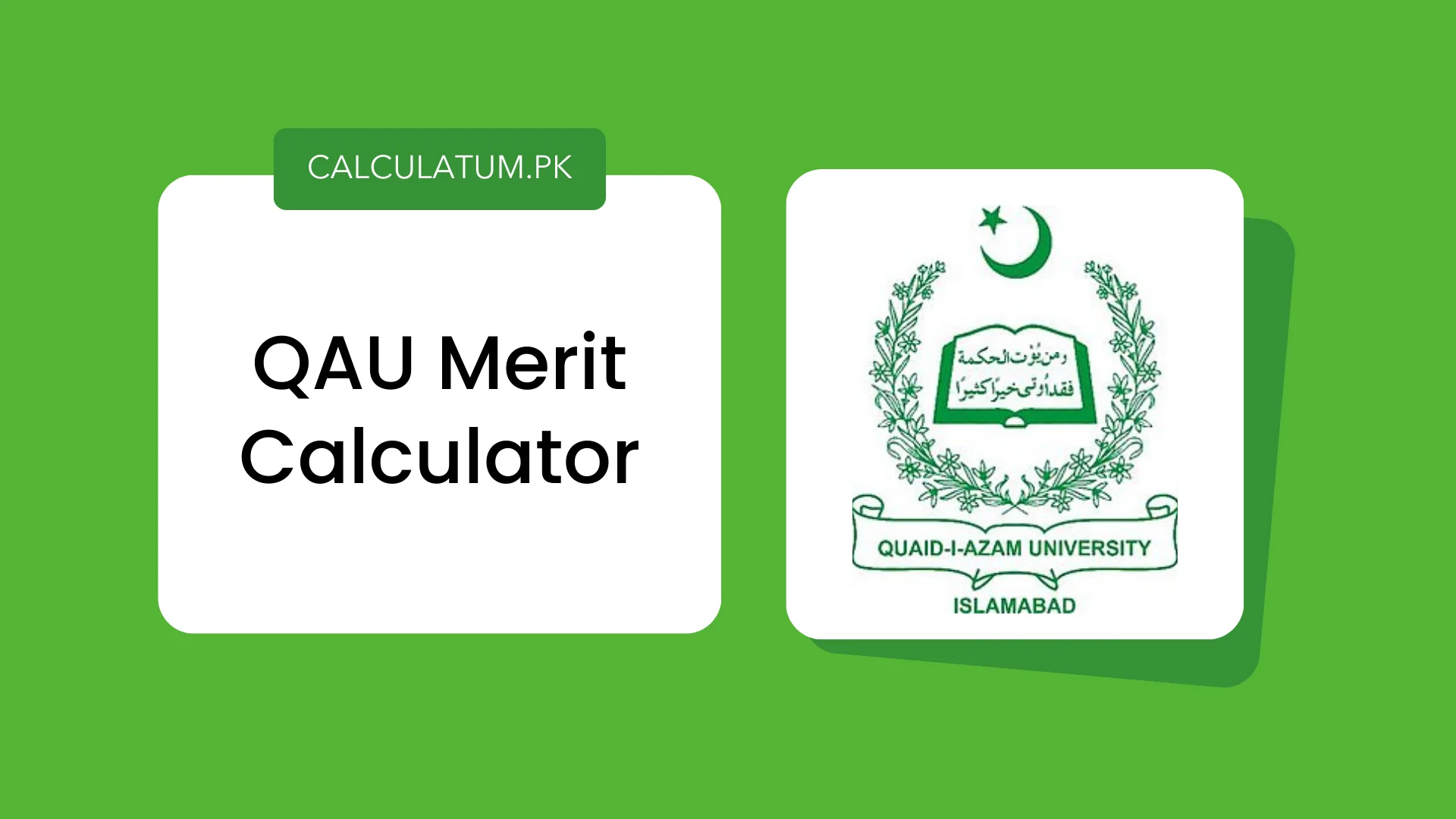 QAU Merit Calculator