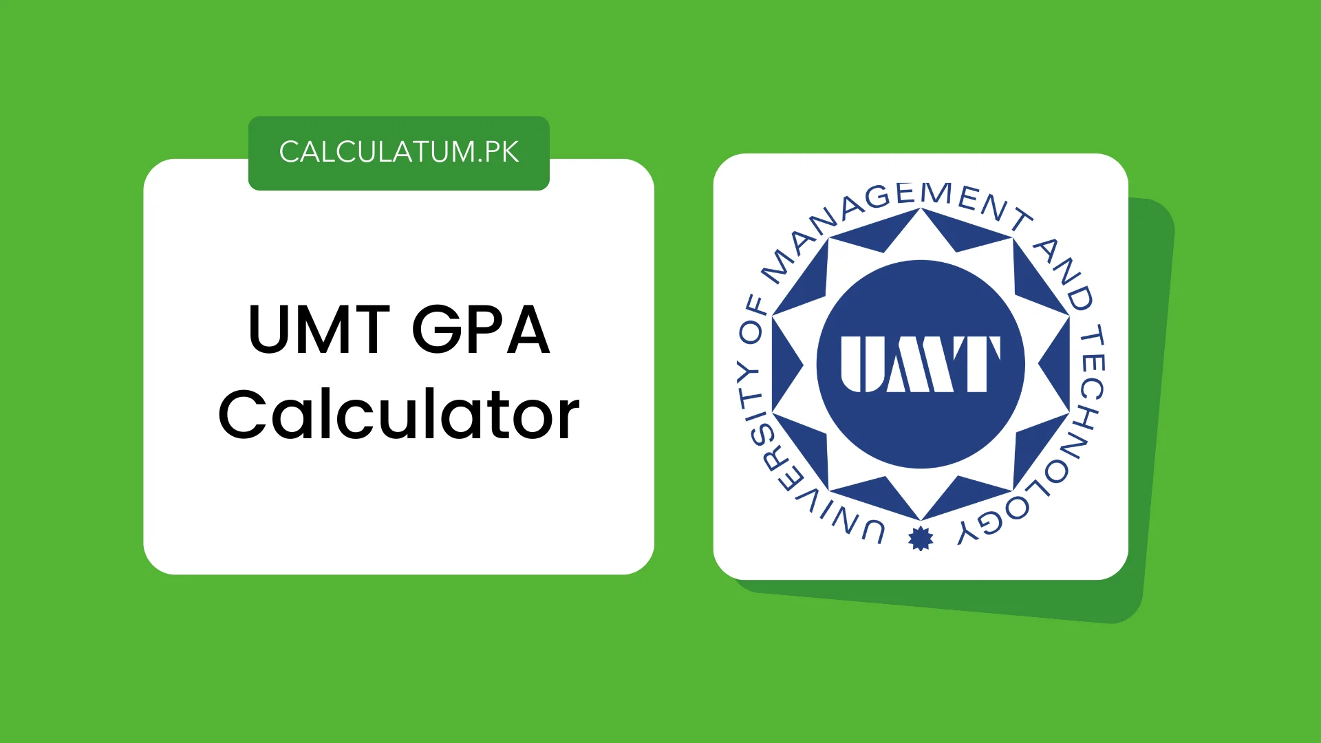 UMT GPA Calculator